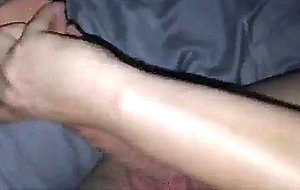 Drenched amateur pussy dildoed