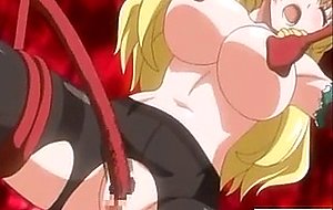 Blonde hentai girl fucked by tentacles