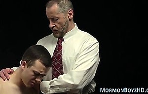 Toy riding mormon elder