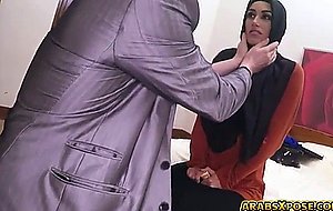 Hot arab with unpaid rent sucks boss mans thick cock