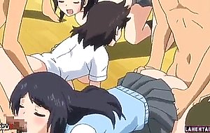 Hentai schoolgirls gets fucked