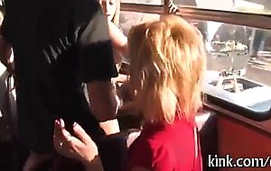 Fucking on a public bus