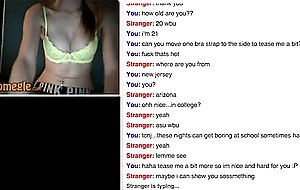 Year old college girl plays on omegle