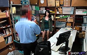 Teens hairy pussy fucked by a mall cop
