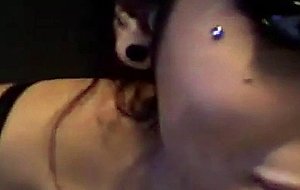 Tall brunette tranny webcam solo
