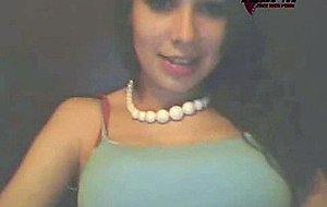 Hot sweet woman on webcam