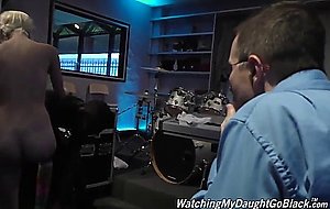 Cuckold father watches his daughter on the casting couch [humiliation]