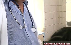 Amateur teen euro babe fucked by doctor