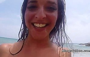 Couple stole camera and fucked at beach
