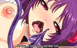 Hentai caught by tentacle and fucked busty coed
