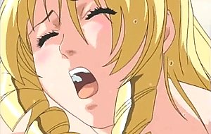 Blonde hentai filled dick in ass and wetpussy