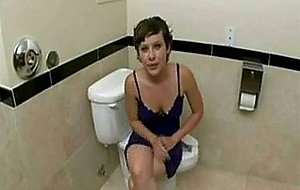 Seducing strangers in public toilet