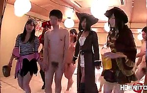 Cosplayers joins an erotic orgy action