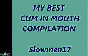 Best cum in mouth compilation