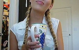 Pigtails and spit joi