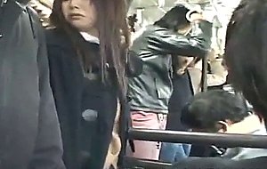 Schoolgirl groped by stranger in a crowded bus