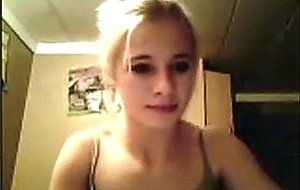 Cute webcam girl masturbating