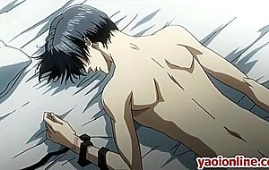 Hentai boy with hands tied gets screwed