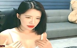 Korean blowjob in sweet white bodysuit