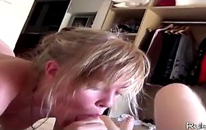 Homemade hd teen porno with a blonde