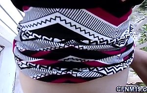 Pov clothed teen spunked  