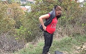 Czech pregnant girl off the streets  