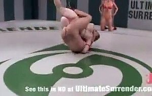 Full nude non-scripted TAG TEAM SEX wreslting! Amazing!