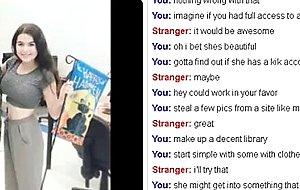 Omegle, guy showing off sisters pics non naked  