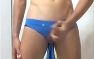 Singapore teens blue kinky underwear