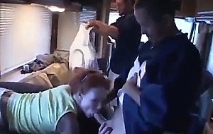 Redhead anal banged at my van