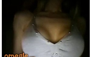 Milf with fake tits sweet on omegle 480p