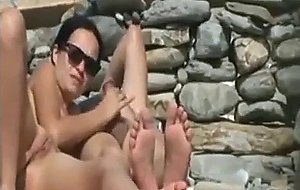 Amateur gives him unforgettable day on beach  