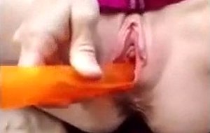Mountain girl fucks her juicy pussy and then her tight littl