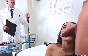 Sexy nurse darcia lee gets fucked and facialized