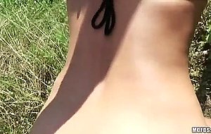 Teen slut in the park lets me cop a feel of her perky nipples, round ass, and juicy pussy – nude girls
