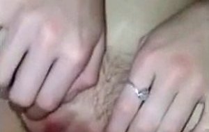 Yr old allie taking a huge cum in her young puss  