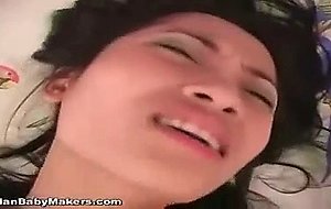 Thai teen gets injected with hot cum