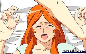 Japanese hentai gets massage in her anal and pussy by d