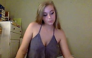 Year old blonde tease  