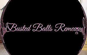 Busted balls remedy