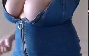  12413220 big boob russian girl in a tight jeans dress 720p 