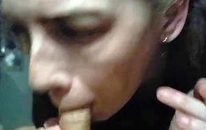 Milf sucks a mean cock and lets me record her treating that dick like a pro
