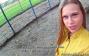 Fucking glasses - emma - fucked on a construction site