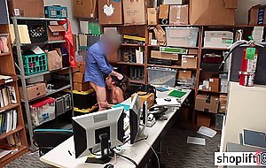 Perverted LP officer got busted sexy brunette thief