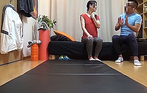 Nipponese yoga instructor shag milf