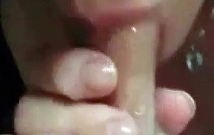 Close Up Of Young Gf Sucking Cock
