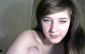 sexy 18yo teen pleasuring her pussy with a dildo