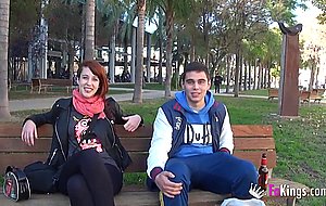 Spanish amateur teen couple fucks for the first time on film