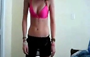 Teen recorded getting dressed