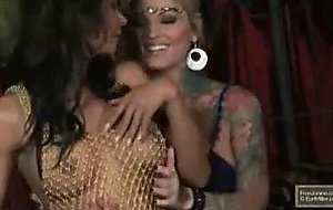 Janine Lindemulder shows how hardcore sex with woman with dick ...